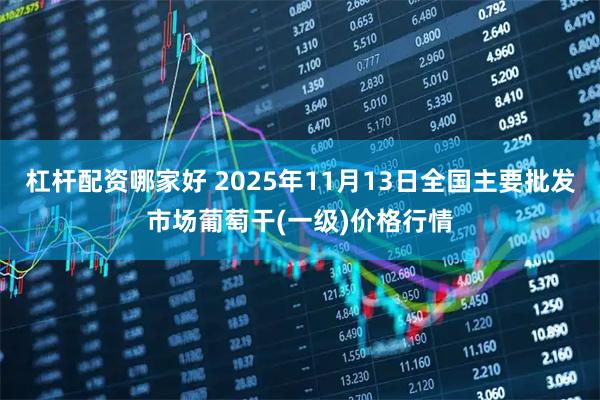 杠杆配资哪家好 2025年11月13日全国主要批发市场葡萄干(一级)价格行情